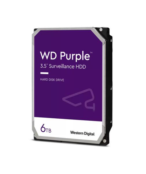 WD Purple 7X24 3,5' 6TB 64MB SATA resmi